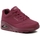 Chaussures Femme Baskets mode Skechers UNO Rouge