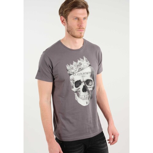 Vêtements Homme T-shirts & Polos Deeluxe T-Shirt com CROWN Gris