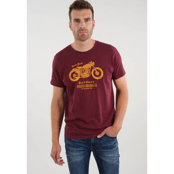 Vêtements Homme Sweats & Polaires Deeluxe T-Shirt GARAGE Bordeaux