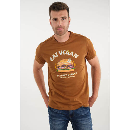 Vêtements Homme Look dashing wearing the chic and stylish ® Marlena UPF 50 Button-Down dress Deeluxe T-Shirt BURGER Marron
