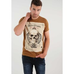 Vêtements Homme LA MODE RESPONSABLE Deeluxe T-Shirt ACE Marron