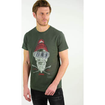 Vêtements Homme Sacs de voyage Deeluxe T-Shirt PABLO Vert