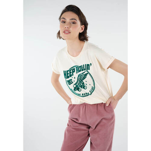 Vêtements Femme Z Zegna button-down shirt Deeluxe T-Shirt DEBRA Beige