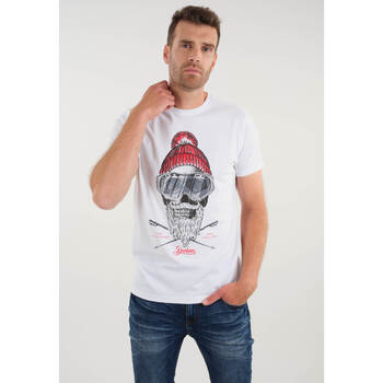 Vêtements Homme T-shirts & Polos Deeluxe T-Shirt PABLO Blanc
