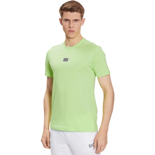 Vêtements Homme Débardeurs / T-shirts sans manche Emporio Armani EA7 Tee shirt EA7 vert homme  3RPT05 PJ02Z Vert