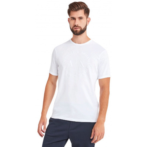 Vêtements Homme Débardeurs / T-shirts sans manche EAX Tee shirt homme  blanc 8NZTCD Z8H4Z - XS Blanc