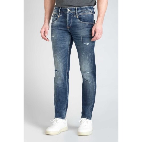Vêtements Homme Jeans Le Temps des Cerises Oberkampf 700/11 adjusted jeans destroy bleu Bleu