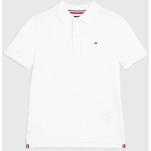 Vêtements Garçon T-shirts & Polos Tommy Hilfiger  Blanc