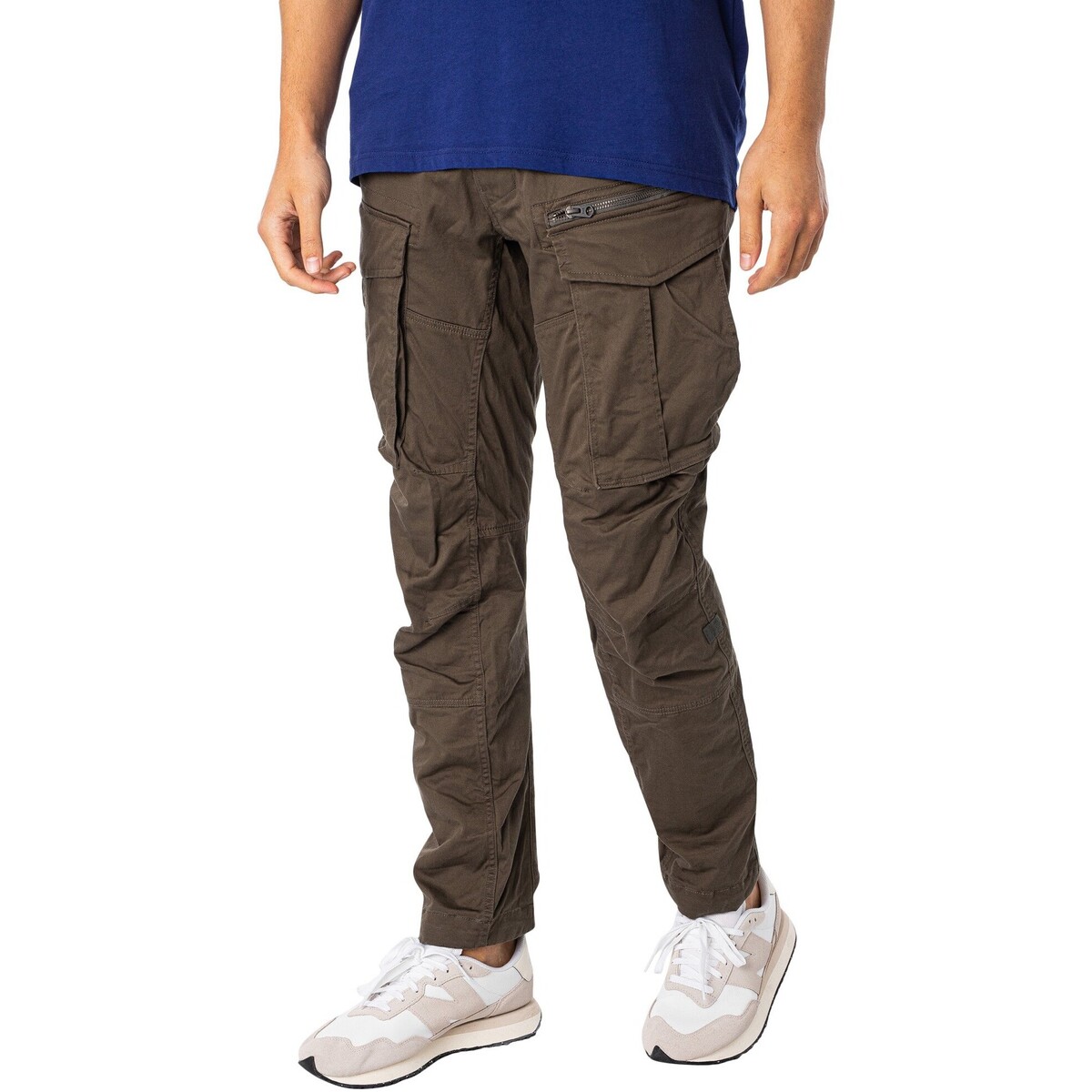 Vêtements Homme Pantalons cargo G-Star Raw Cargos coniques droits 3D Rovic Zip Gris