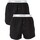 Sous-vêtements Homme Boxers Calvin Klein Jeans Lot de 2 boxers taillés avec logo Noir