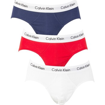 Sous-vêtements Homme Slips Calvin Klein Jeans Lot de 3 culottes extensibles en coton Multicolore