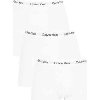 Sous-vêtements Homme Caleçons Calvin Klein Jeans Lot de 3 boxers en coton extensible Blanc