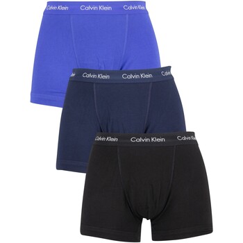 Sous-vêtements Homme Caleçons Calvin Klein Jeans Pack de 3 troncs Bleu