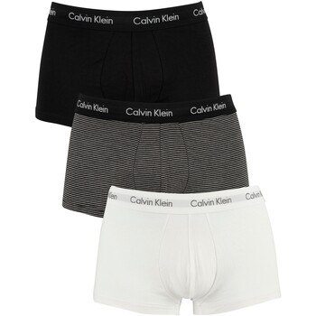 Sous-vêtements Homme Caleçons Calvin Klein Jeans Paquet de 3 troncs de faible hauteur Multicolore