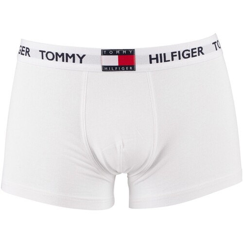 Sous-vêtements Retro Caleçons Tommy Hilfiger Caleçons avec ceinture drapeau Blanc