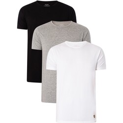 Vêtements Homme T-shirts manches courtes Lyle & Scott Lot de 3 t-shirts ras du cou Maxwell Lounge Multicolore