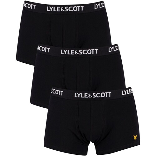 Sous-vêtements Homme Caleçons Lyle & Scott Pack de 3 troncs Noir