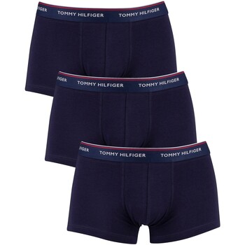 Sous-vêtements Tape Caleçons Tommy Hilfiger Lot de 3 boxers Premium Essentials taille basse Bleu