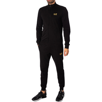 Vêtements Homme Bougies / diffuseurs Emporio Armani EA7 Survêtement à logo poitrine Noir