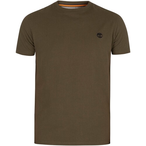 Vêtements Homme T-shirts manches courtes Timberland Dun River Crew T-shirt ajusté Vert