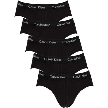 Sous-vêtements Homme Slips Calvin Klein Jeans Lot de 5 slips classiques aux hanches Noir