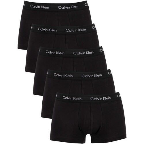 Sous-vêtements Homme Caleçons Calvin Beanie Klein Jeans Paquet de 5 caleçons taille basse Noir