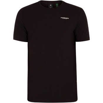 Vêtements Homme T-shirts Mid courtes G-Star Raw T-shirt à base mince Noir