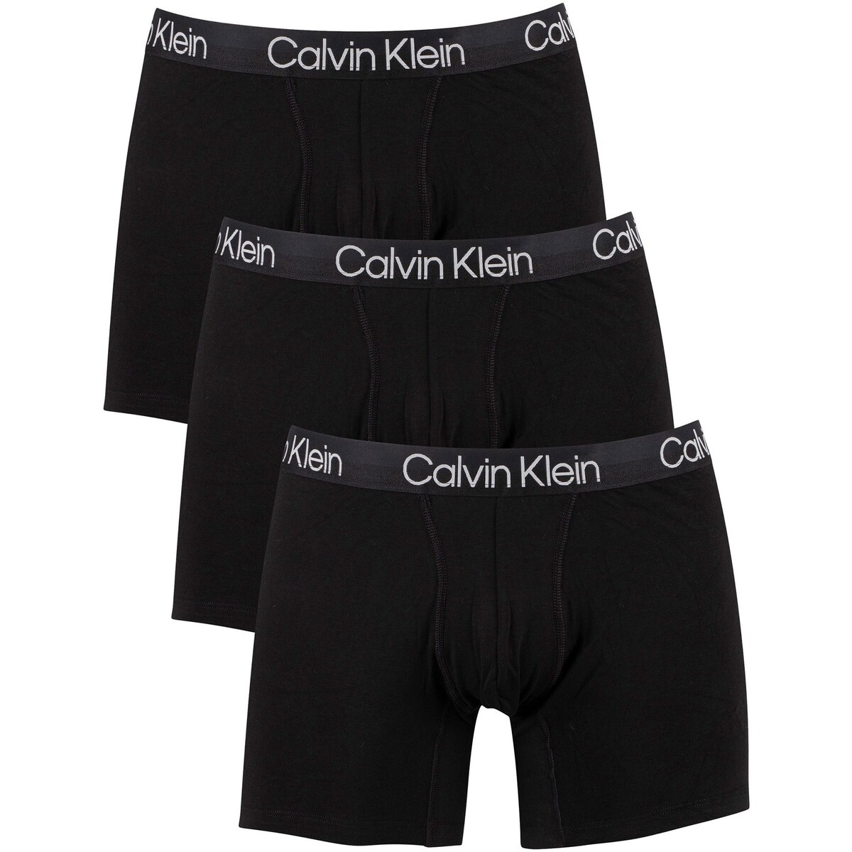 Sous-vêtements Homme Calvin Klein is changing up their Instagram Lot de 3 boxers à structure moderne Noir