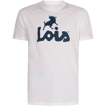 Vêtements Homme T-shirts manches courtes Lois Logo T-shirt classique Blanc