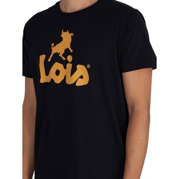 Lois Logo T-shirt classique Bleu