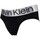 Sous-vêtements Homme Slips Calvin Klein Jeans Lot de 3 slips en acier reconsidérés Noir