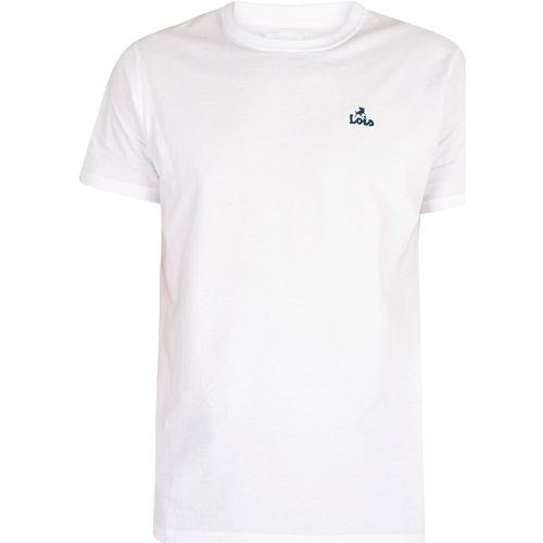 Vêtements Homme T-shirts manches courtes Lois T-shirt Napapijri à logo New Baco Blanc