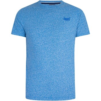 Vêtements Homme T-shirts manches courtes Superdry T-shirt à logo brodé Vintage Bleu