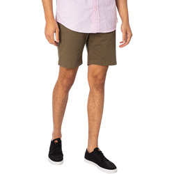 Vêtements Homme Shorts Del / Bermudas Gant Short chino en sergé Hallden Vert