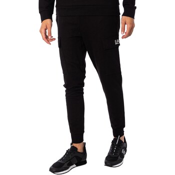 Vêtements Homme Pantalons de survêtement Vestes de survêtementA7 Jogging cargo à logo Noir