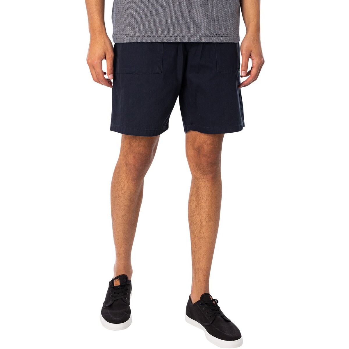 Vêtements Homme Shorts / Bermudas Farah Short en sergé à patch Sepel Bleu
