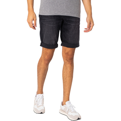 Vêtements Homme Shorts / Bermudas Calvin Klein Jeans Short en jean mince Noir