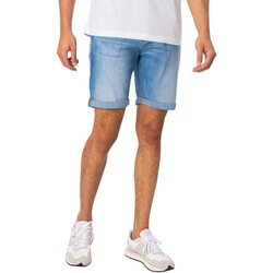 Vêtements Homme Shorts / Bermudas Jack & Jones Rick Original 624 Short en jean régulier Bleu