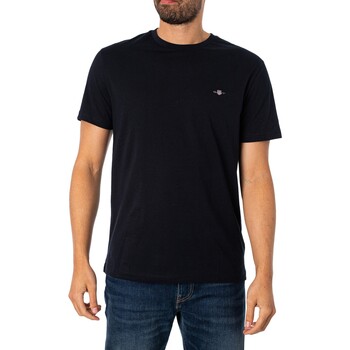 Gant T-shirt régulier à bouclier Noir