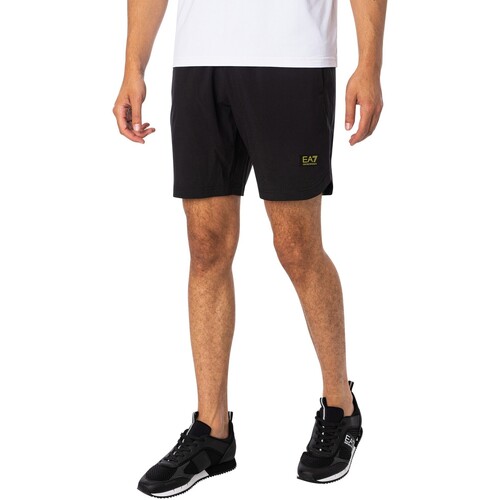 Vêtements Homme Shorts / Bermudas Emporio Armani EA7 Short Ventus 7 Box Logo Noir