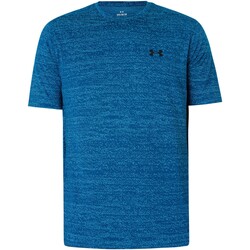 Vêtements Homme T-shirts manches courtes Under Armour T-shirt Tech Vent Jacquard Bleu