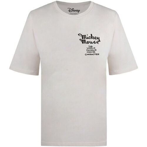 Vêtements Femme T-shirts poplin manches longues Disney  Blanc