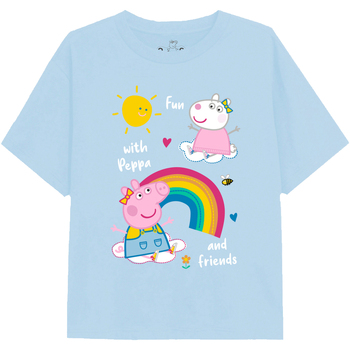 Vêtements Fille T-shirts manches longues Dessins Animés Rainbows & Friends Bleu