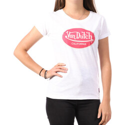 Vêtements Femme T-shirts manches courtes Von Dutch VD/TS/RONA Blanc