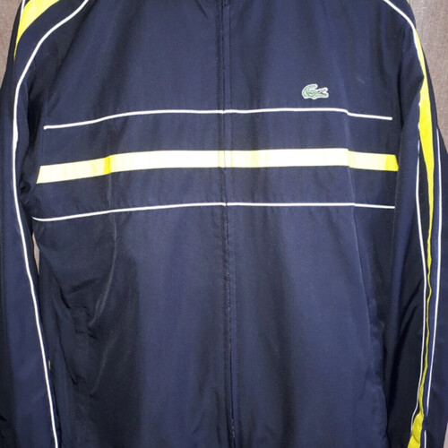 Vêtements Homme Gilets / Cardigans Lacoste Survêtement Lacoste veste à zipp Taille 4 + Polo Lacoste de coul Multicolore