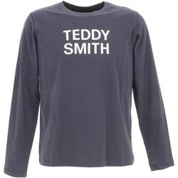 Vêtements Garçon T-shirts manches longues Teddy Smith Ticlass3 ml jr Bleu