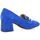 Chaussures Femme Mocassins Vidi Studio Mocassins cuir velours Bleu