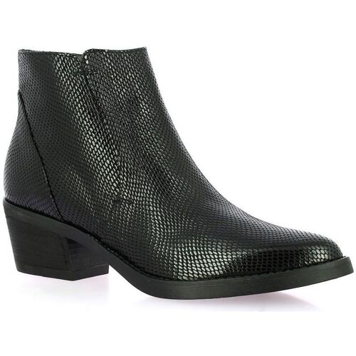 Chaussures Femme Boots Nike Vidi Studio Boots Nike cuir serpent Noir