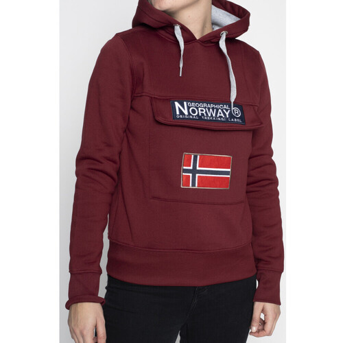 Vêtements Femme Sweats Geographical Norway GADRIEN sweat pour femme Bordeaux