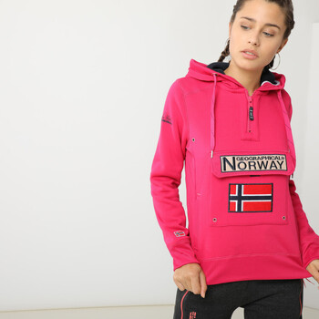 Vêtements Femme Sweats Geographical Norway GYMCLASS sweat pour femme Rose